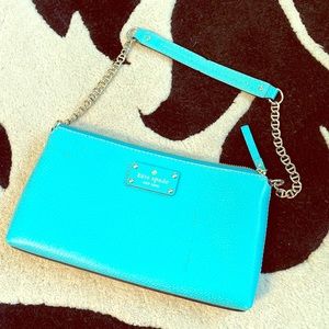 Turquoise Kate spade shoulder bag